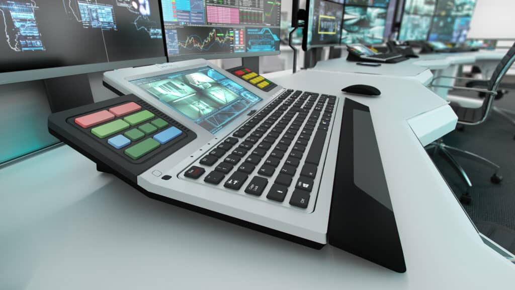 Weytec Smart Touch keyboard. KVM for control rooms