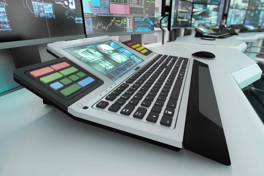 Weytec Smart Touch keyboard. KVM for control rooms